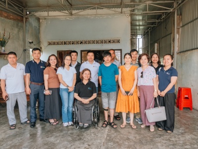 U.S. Embassy and NACCET delegation visits inclusion 2B project implementation sites